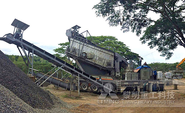 客戶來(lái)廠參觀 菲律賓蘇比克灣河巖移動(dòng)破碎項(xiàng)目