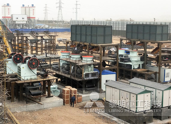 時產(chǎn)800噸凝灰?guī)r砂石骨料生產(chǎn)線